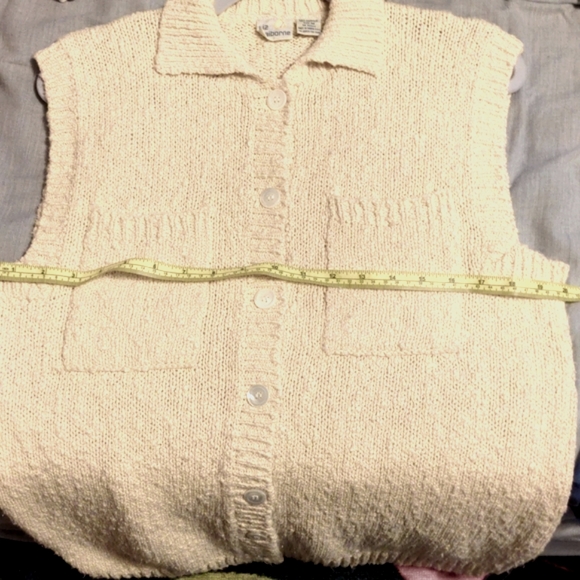 Vintage Liz Claiborne Sweater Vest M - Picture 5 of 6
